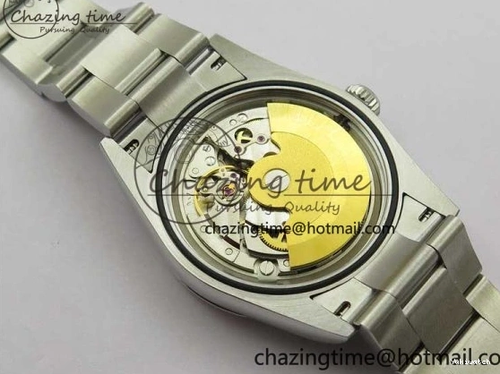 Blue 36mm Perpetual Dial Edition BP Best Bracelet 126000 Dark Oyster on SS 0412